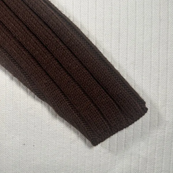 Jones New York Womens Small Brown Sweater Long Sleeve Knit Pullover - Image 9