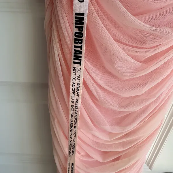 House‎ of CB Sofia Fairy Pink Mesh Maxi Dress Small NWT - Image 10
