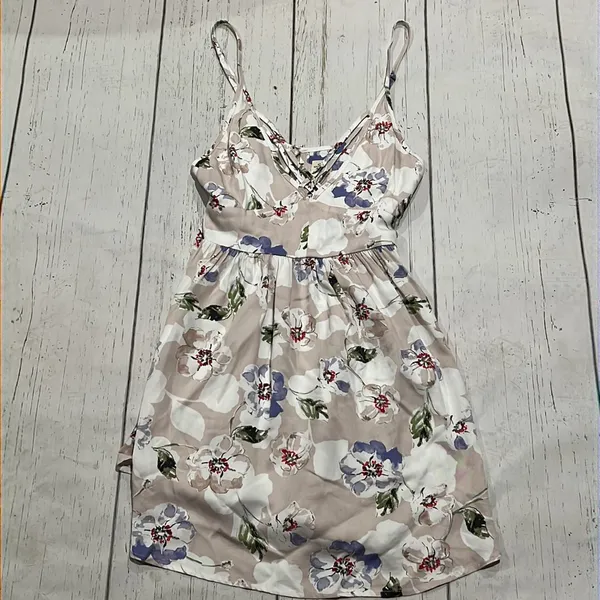 Oneill gray floral spaghetti strap dress nwt - Image 2