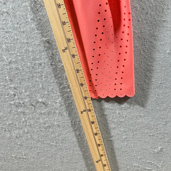 961 | Aerie‎ OFFLINE Goals Laser Cut Scalloped 7/8 Leggings Coral Pink Womens S - Image 6