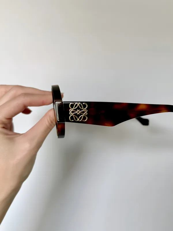 Loewe Story Round Frame Tortoiseshell Acetate Sunglasses - Image 8
