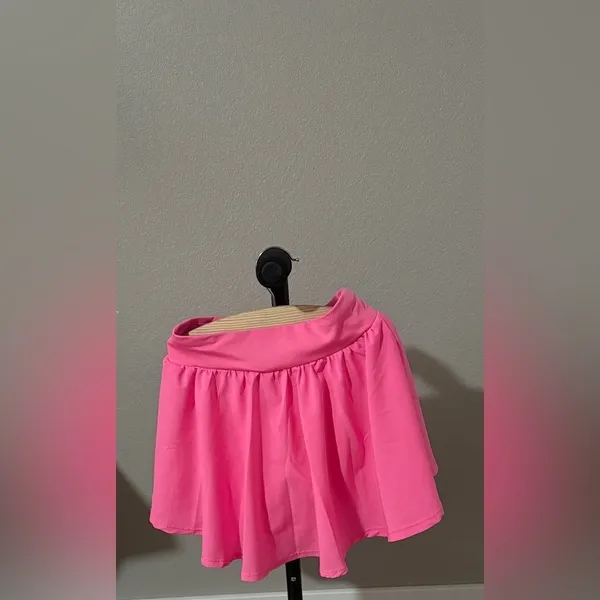 Place Vibrant Pink Skater Skirt - Image 4