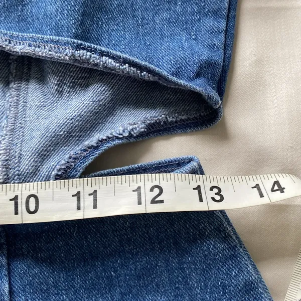 Denim flowy dress Blue Size XS - Image 9
