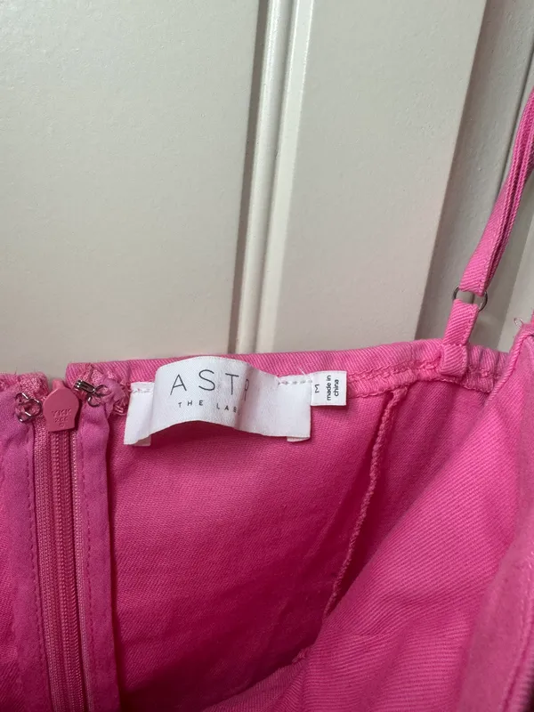 ASTR Hot Pink Mini Dress - Image 3