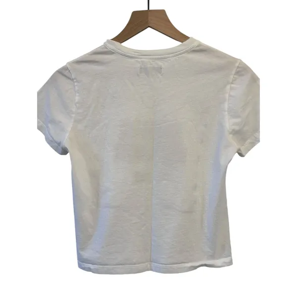 Opening Ceremony Logo Cropped white T-shirt XS Authentic - Image 5