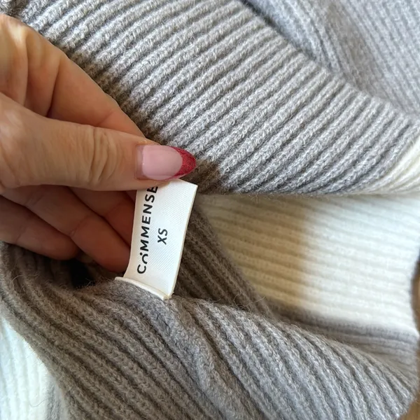 COMMENSE SWEATER Gray Size XS - Image 4