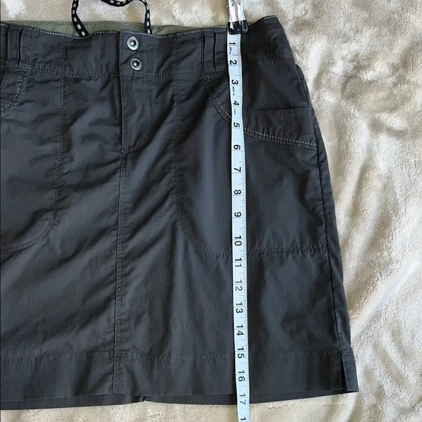 REI Mini‎ Skirt Womens Size 2 Lightweight Embroidered Gray Pockets - Image 11