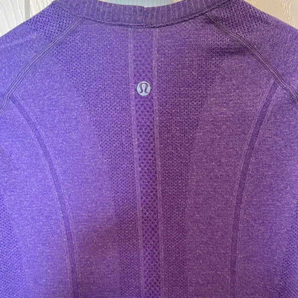 Lululemon Athletica Purple Crew Neck Sweater - Image 3