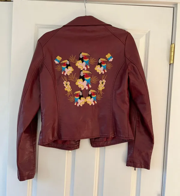 Studio F faux leather jacket Size M - Image 2