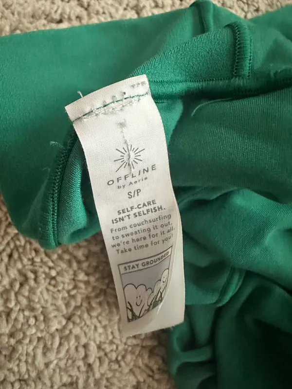 Crossover Leggings OFFLINE by Aerie Flare High-Waisted - Image 2