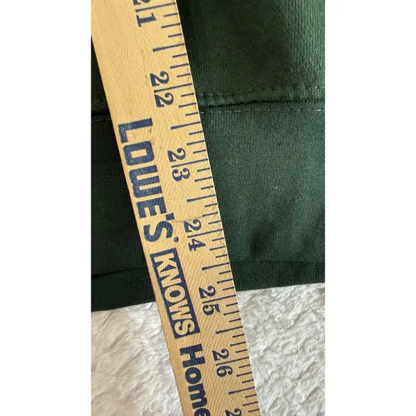 New York Popular Miami Sweatshirt Womens Medium Forest Green Varsity Crewneck - Image 5