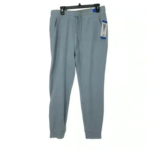 Marc New York Ribbed Joggers L Serenity Blue Lounge Pants NWT Flaw - Image 8