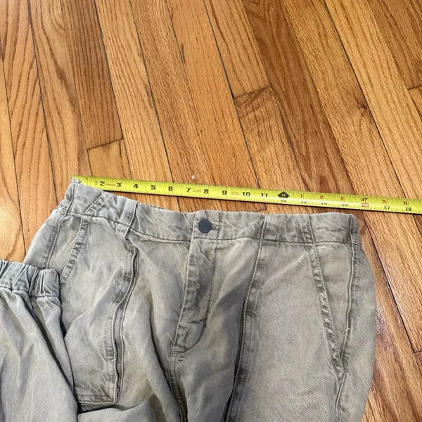 ALLSAINTS‎ Frieda Denim Trouser Cargo Pants in Green Size 12 - Image 8