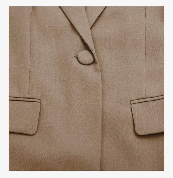 Work Blazer Brown Size L - Image 3