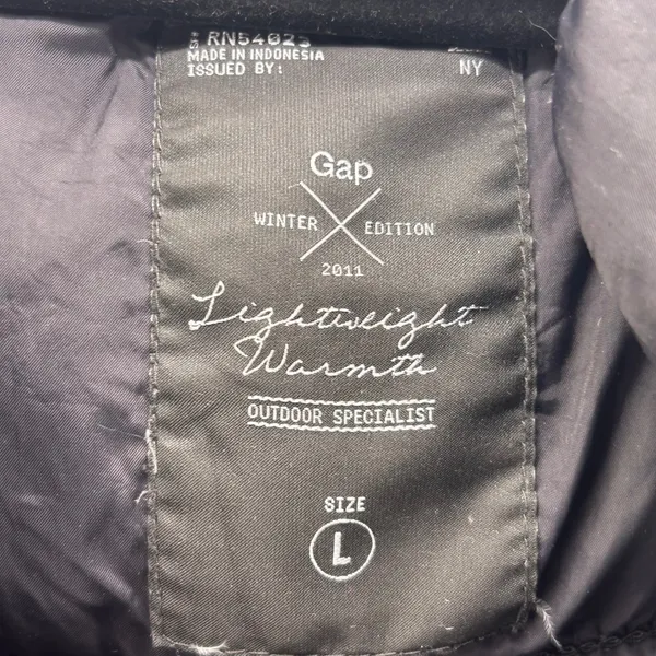 Gap Down Coat‎ Large Black - Image 5
