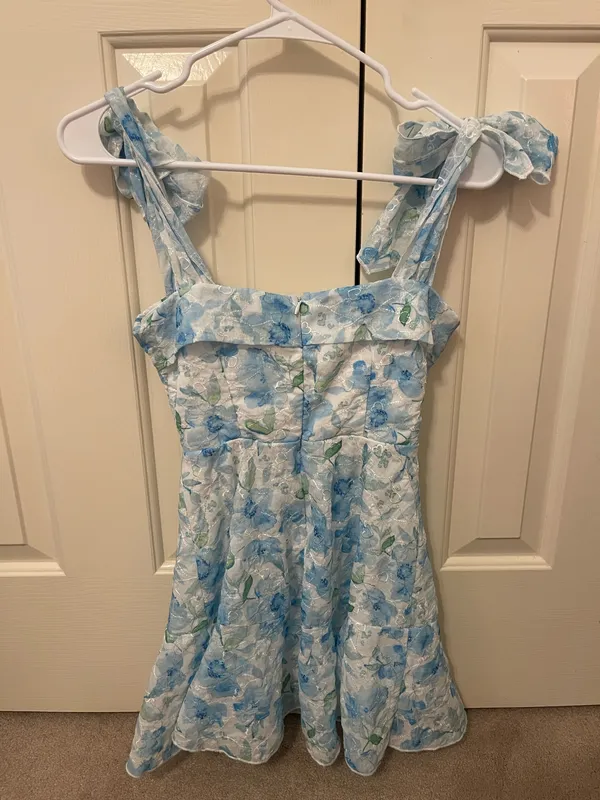 Lucy in the Sky Floral Mini Dress - Image 5