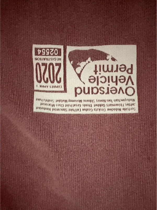 Nantucket red beach permit hoodie - Image 3