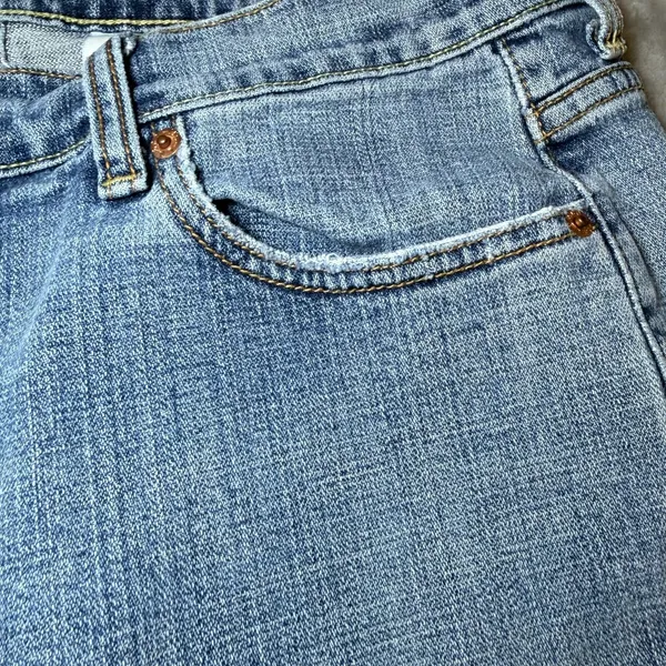 Levis 505 Womens Size 14M Jeans Straight Leg Stretch Blue Denim Everyday Casual - Image 15