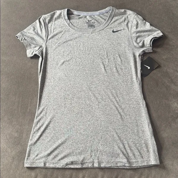 Nike Women’s Gray Dri-Fit Training T-Shirt Short Sleeve 453181-091 Size S NWT - Image 7