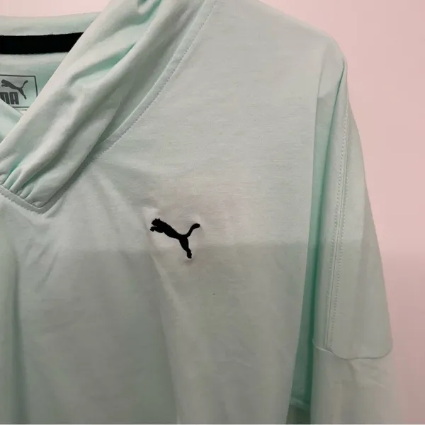 NWT Puma Blue Hooded Long Sleeve - Image 4