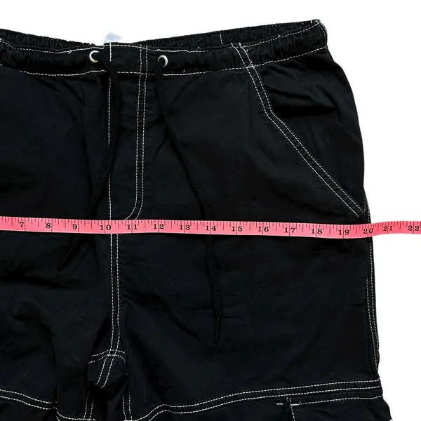 Garage Cargo Pant Black XS Contrast Stitching Skater Gorpcore Streetwear Utility - Image 7