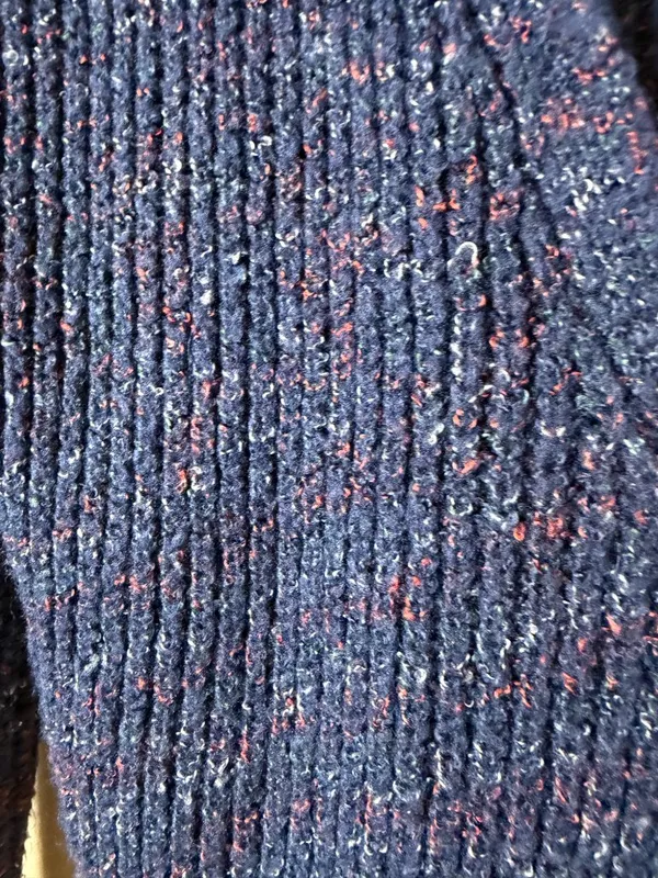 Wild Fable Variegated Thread Cropped Cardigan Blue Size XS - Image 2