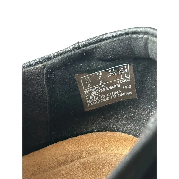 Clark’s black leather Juliet palm loafers size 7M - Image 5