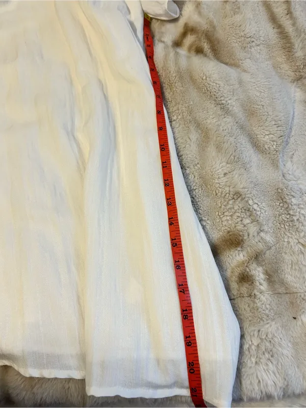 Mustard Seed White Cold-Shoulder Mini Dress - Image 6