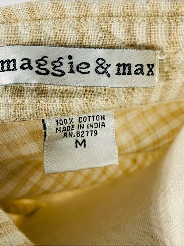 VINTAGE MAGGIE & MAX Embroidered Fall Leaves Shirt - Image 9