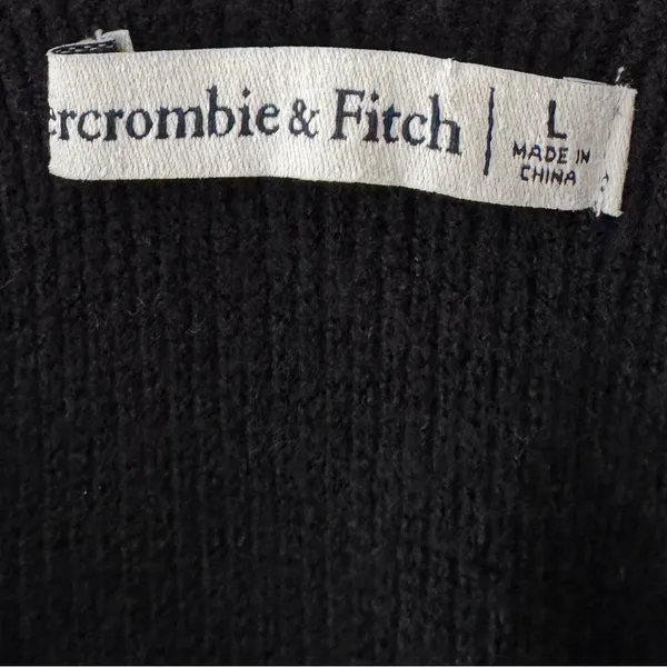 Abercrombie & Fitch Black Ribbed Scoop Neck Sweater Bodysuit‎ - Image 7