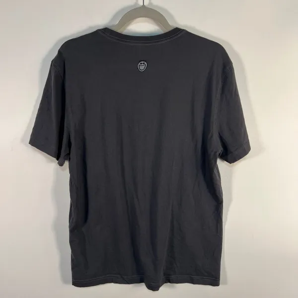 Life is Good Not All Who Wander Are Lost Camo Tree Graphic T-Shirt Gray‎ M - Image 6