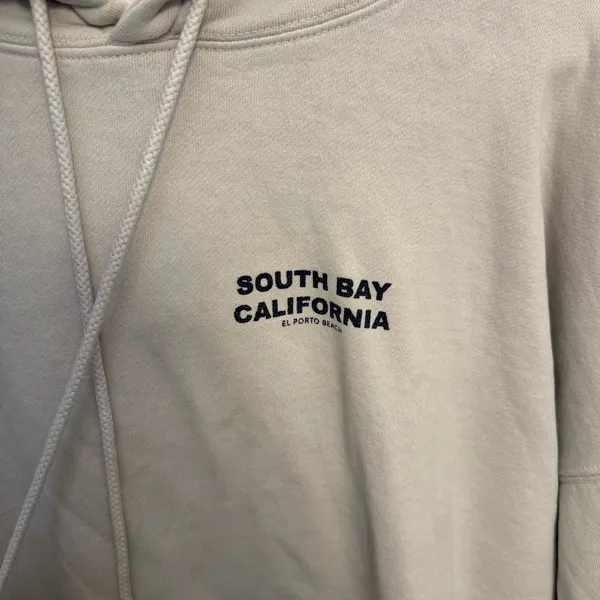 Brandy Melville South Bay California Off the Lip Oversized Hoodie - Image 3