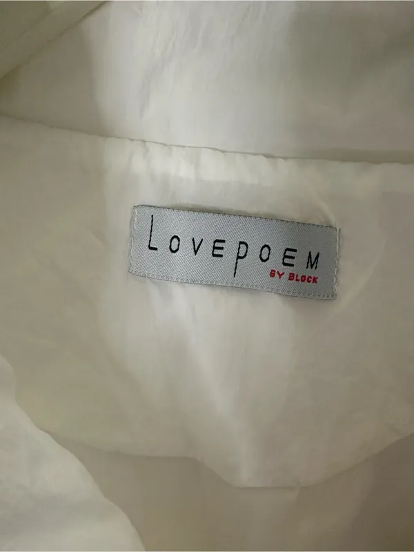 LovePace Cropped Quilted Puffer Jacket in White - Image 6