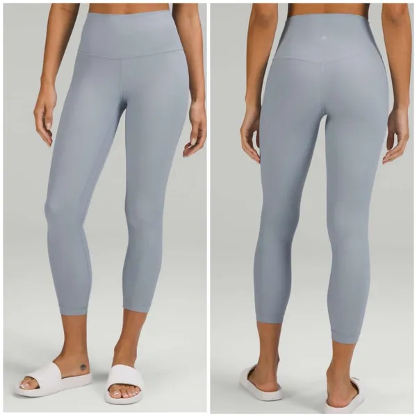Lululemon align ribbed high rise leggings chambray blue 4 - Image 2