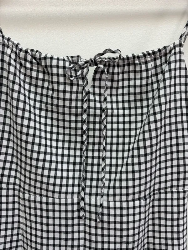 J.ING Gingham Sleeveless Fitted Mini Dress S - Image 3