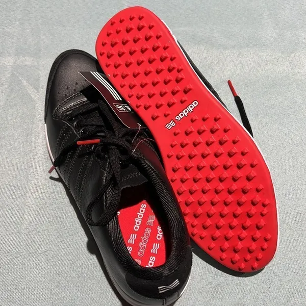 Adidas Adicross Spikeless Leather Golf‎ Shoes 5.5 B12B - Image 8