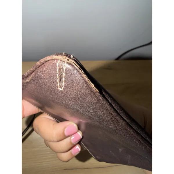 Coach Brown Leather Wristlet Wallet P - Image 4