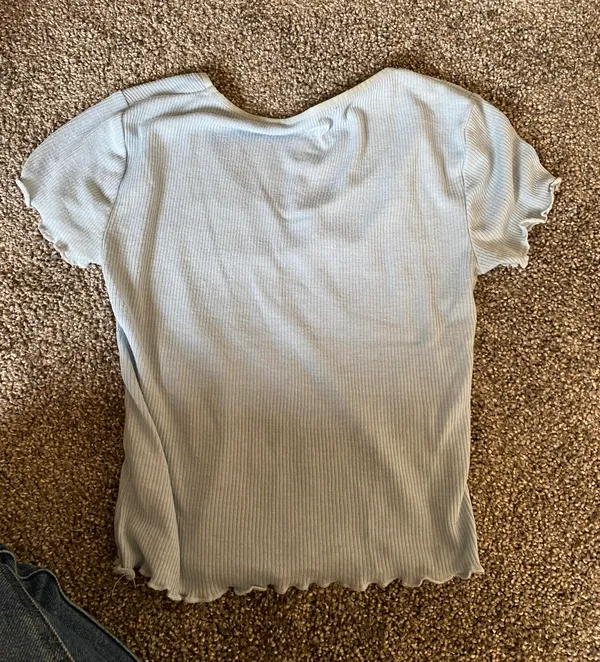 PacSun Blue Cropped T-shirt - Image 2
