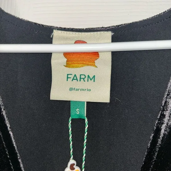 Farm Rio Multicolored Oversized Velvet Top/Blouse(Size Small) - Image 10