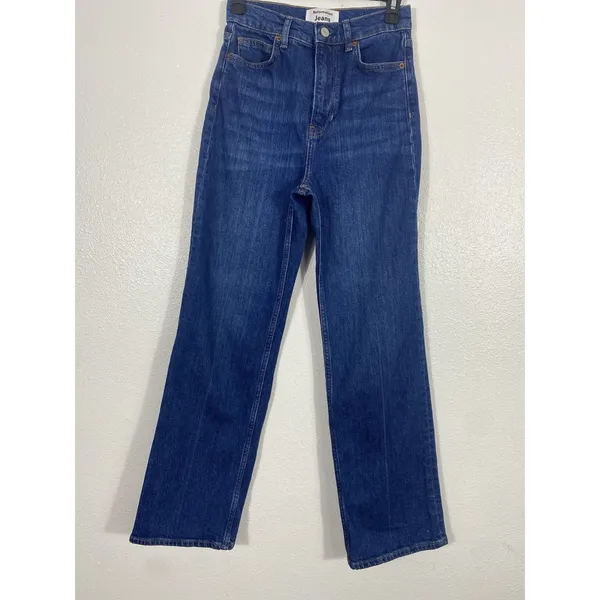 Reformation Bex Super Stretch High Rise Wide Leg Jeans Wheeler Size 26 - Image 5