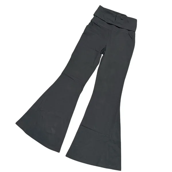 Offline by Aerie OG Super Flare Legging Foldover High Waisted Black Small NWT - Image 4