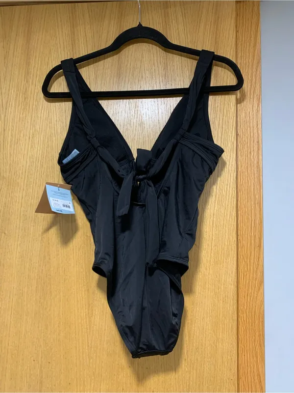 Shade & Shore Black One Piece Swimsuit - Size Small - Image 2