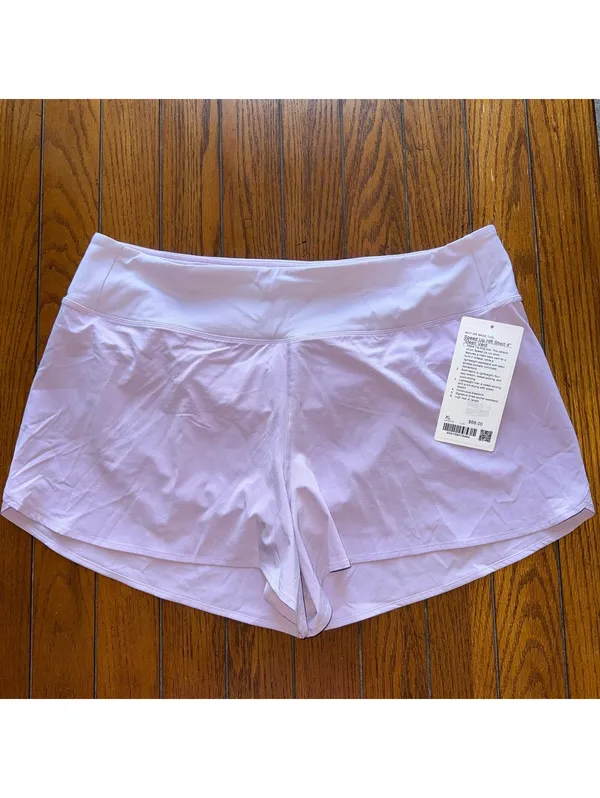Lululemon Speed Up Short High Rise 4” Mesh Vent Lilac Play Size XL/Size 12 NWT - Image 2