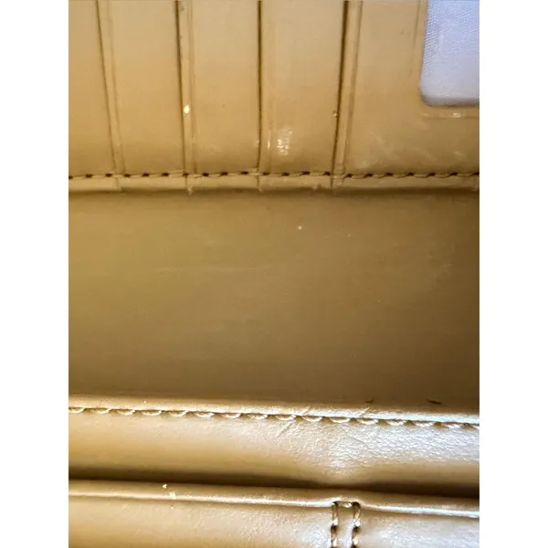 Coach Ashley Slim Envelope Wallet Camel Tan Leather Organizer Wallet - Image 11