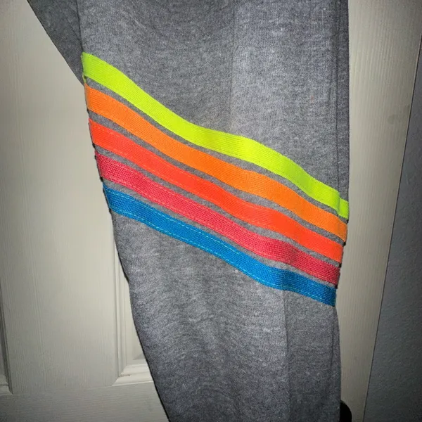 Aviator Nation Chevron 5 Stripe Joggers Sweatpants size XL - Image 4