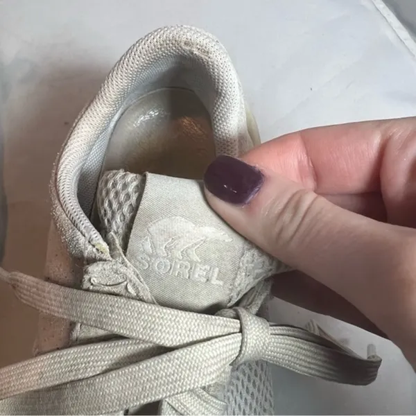 Sorel Kinetic Lite White Lace Up Athletic Sneakers - Image 5