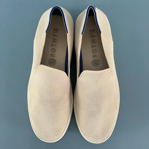 Rothy’s The Original Slip On Sand Beige Washable Sneakers - Image 7