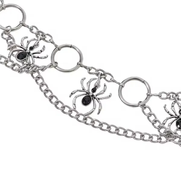 Silver Spider Chain Belt - Image 3