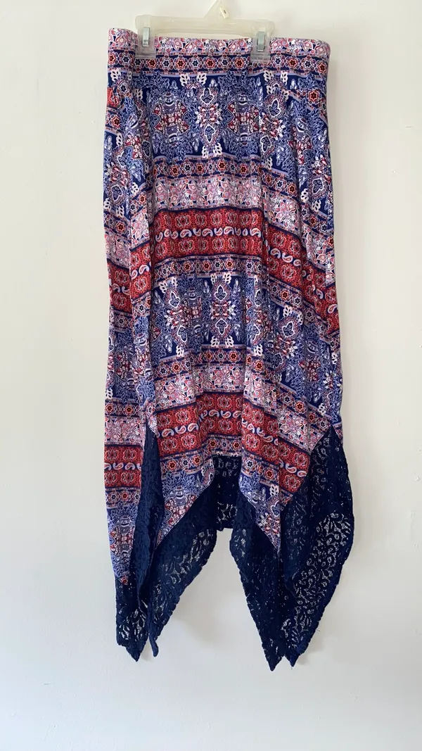 Joe B Paisley Lace Skirt - Image 2