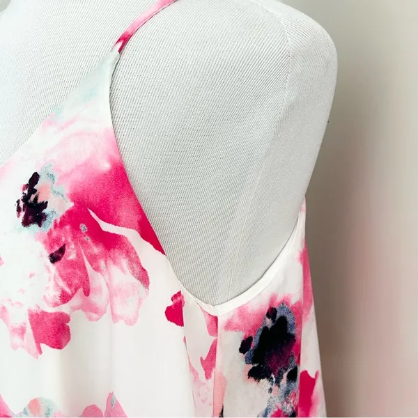 fab’rik Hot Pink Floral Camisole Blouse Large - Image 3